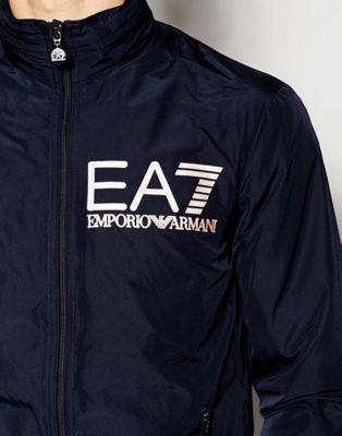 reflective ea7 jacket