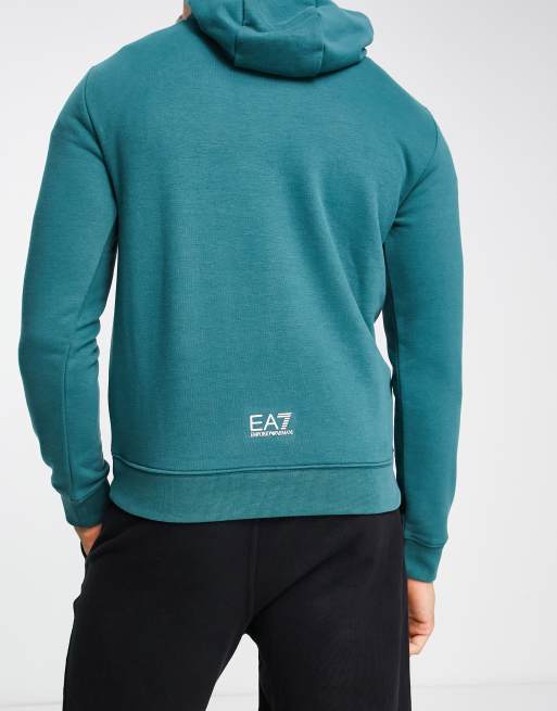 Green on sale armani hoodie