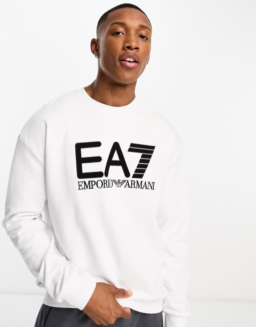 Ea7 on sale white jumper