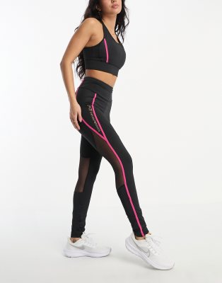 Emporio Armani EA7 leggings in black ASOS