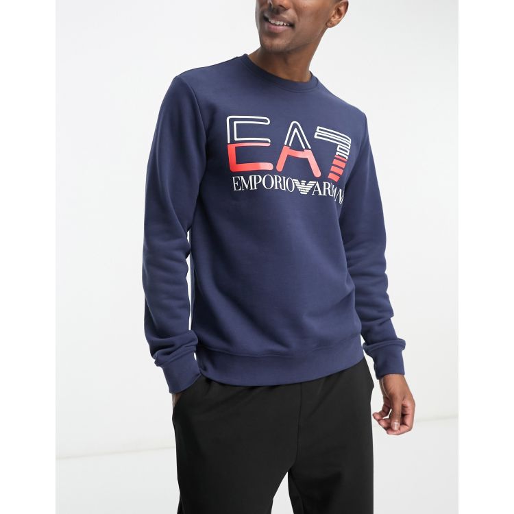 Emporio armani outlet sweatshirt blue