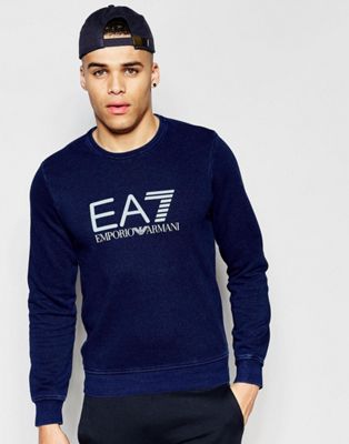 ea7 blue hoodie