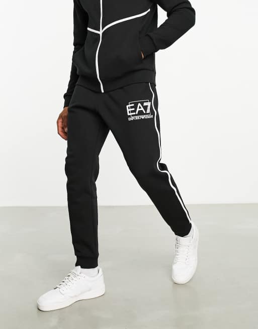 Emporio Armani EA7 visibility tracksuit in black ASOS