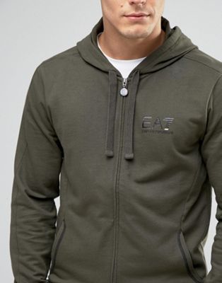 ea7 khaki hoodie