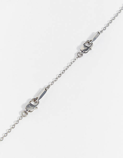 Emporio Armani – EGS1705040 – Halskette aus Karbonfaser mit Kreuzanhänger |  ASOS