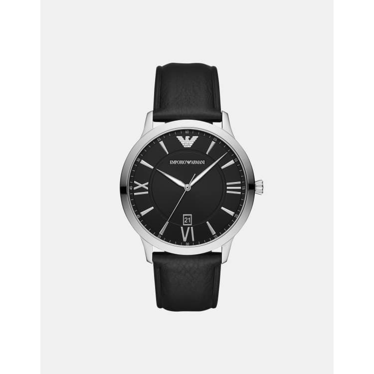 Emporio Armani giovanni leather watch AR11210