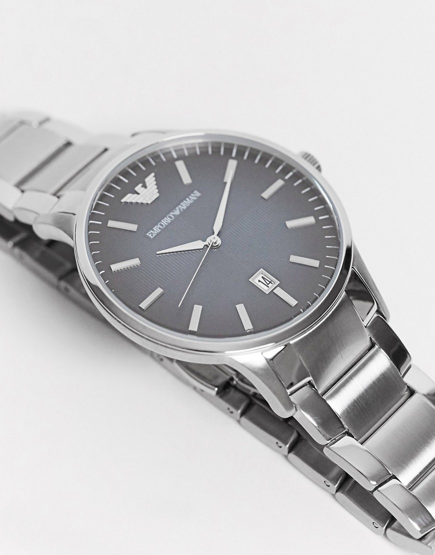 Emporio Armani - Horloge van roestvrij staal in zilver