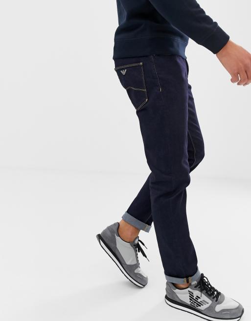 Emporio Armani fit dark wash jeans | ASOS