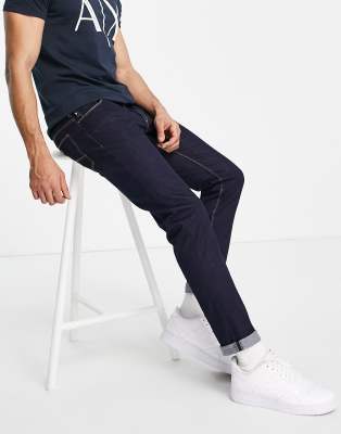 Emporio Armani J06 slim fit jeans in dark wash | ASOS