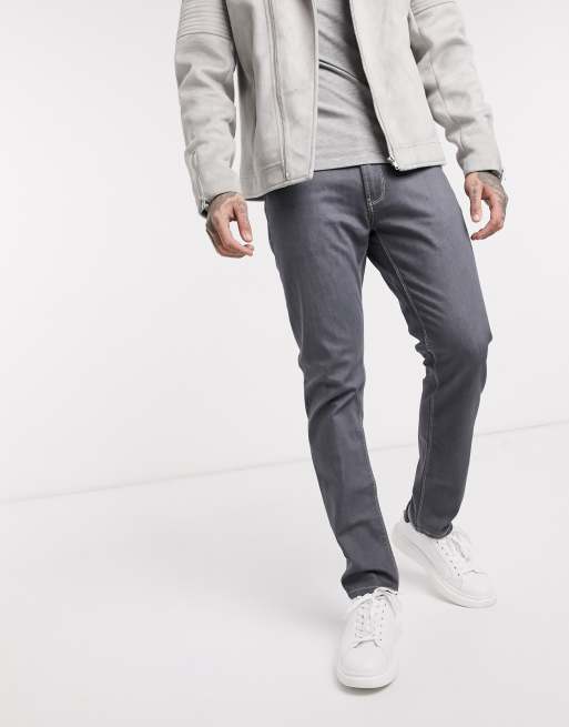 Emporio Armani J06 slim fit jeans in gray | ASOS