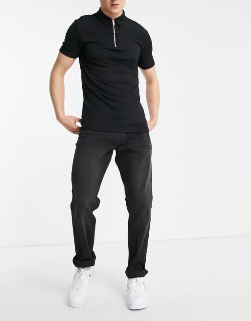 Armani jeans j06 slim fit clearance black