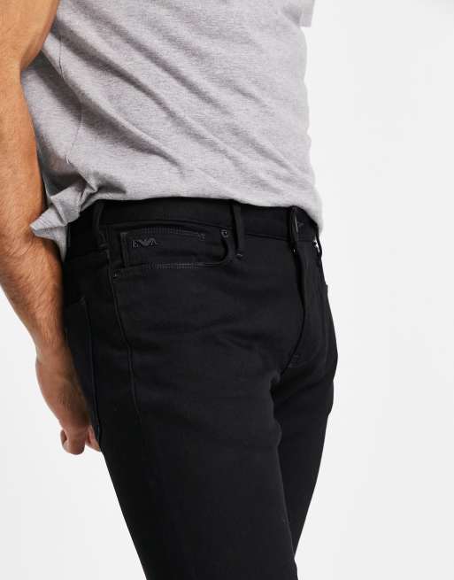 Emporio Armani - J06 - Smalle jeans i sort, 2 af 4