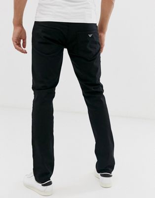 black armani trousers