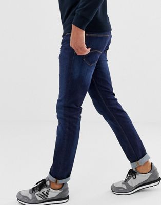 emporio armani j06 slim fit jeans navy
