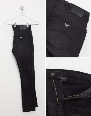 emporio armani black jeans