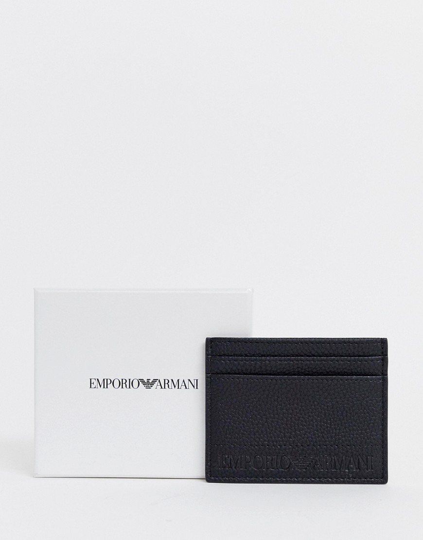 Emporio Armani - Kaarthouder-Zwart