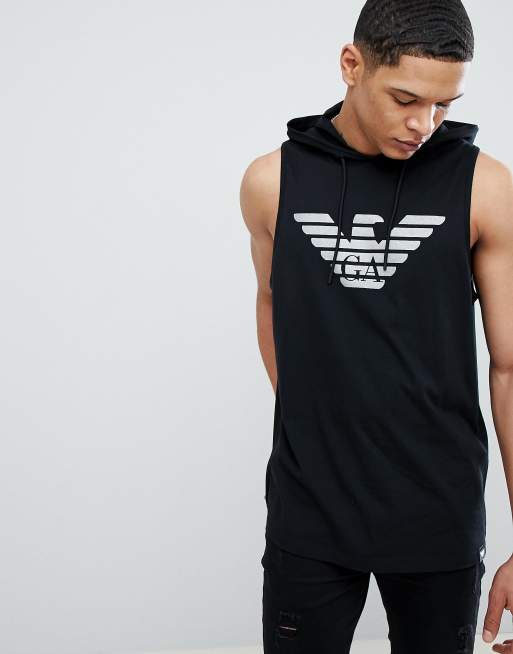 Armani 2025 sleeveless hoodie