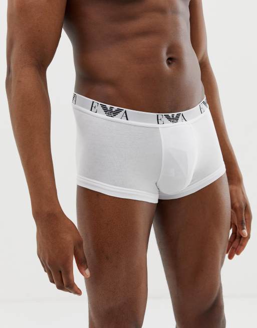 Emporio Armani - Lot de 3 boxers à logo EVA - Blanc, 4 de 4