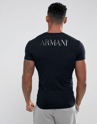 emporio armani t shirt black
