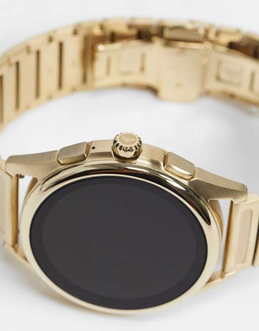 Emporio armani smartwatch discount gold