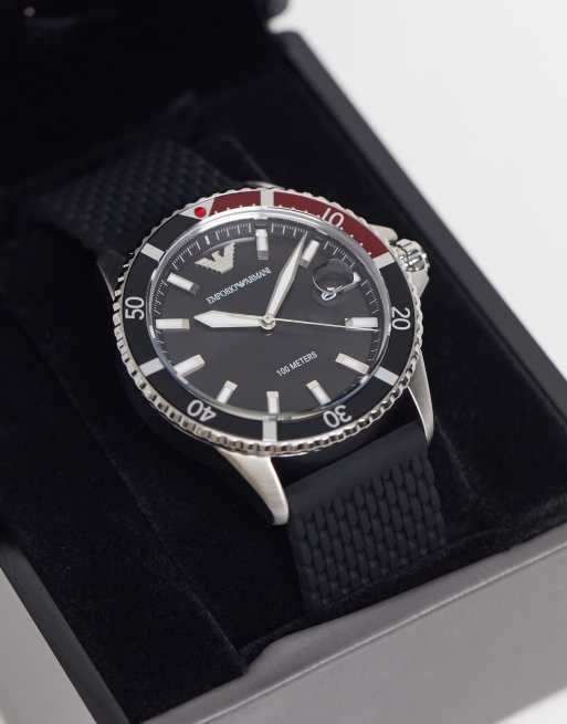 Armani on sale divers watch