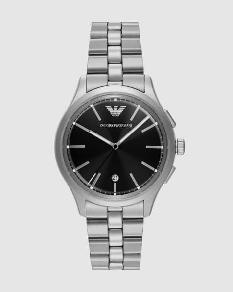 Emporio Armani Men's three-hand stainless steel watch, ar11732 in silver - view 1