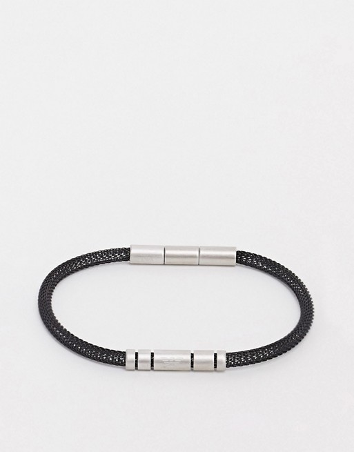 Emporio armani mesh black bracelet