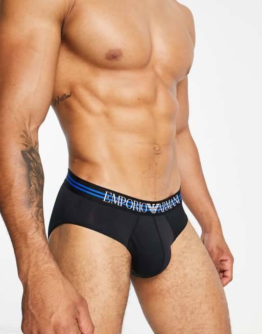 Emporio Armani microfiber trunk in black ASOS