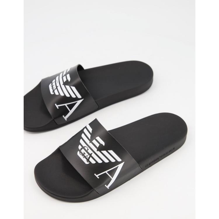 Armani sliders best sale