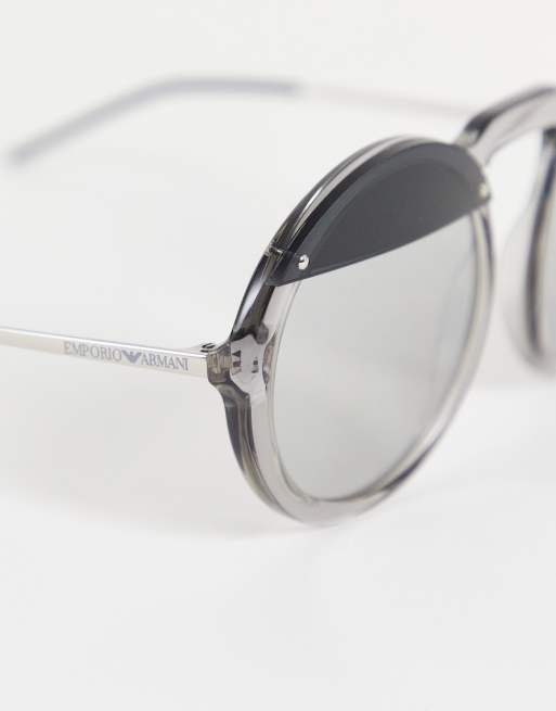 Emporio Armani – Okrągłe okulary przeciwsłoneczne, 3 z 4