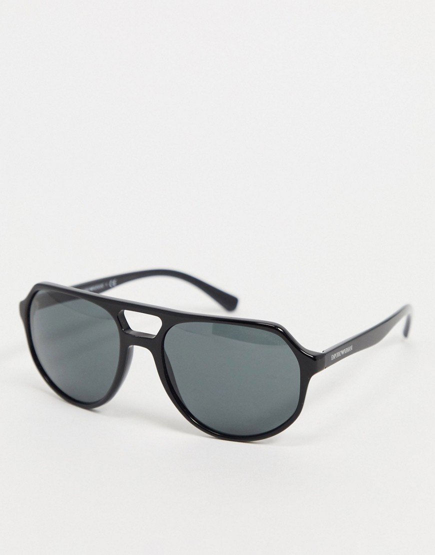 Emporio Armani - Pilotenbril in zwart