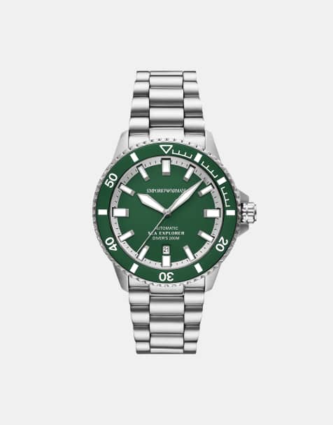 Emporio Armani - Sea Explorer - Montre automatique pour homme en acier inoxydable - Argenté - view 1