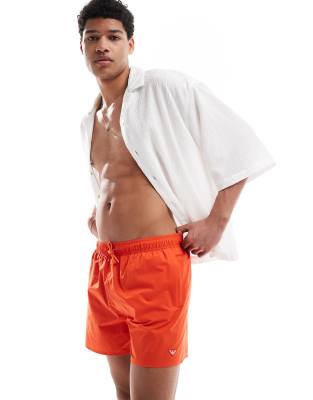 Emporio Armani - Short de bain à logo - Noir