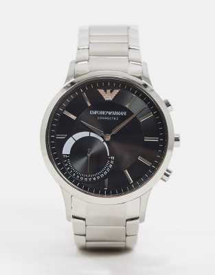 Emporio Armani silver bracelet connected smart watch ART3000