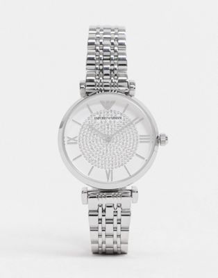 Emporio Armani silver bracelet watch 