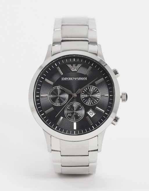 Emporio armani shop silver watch