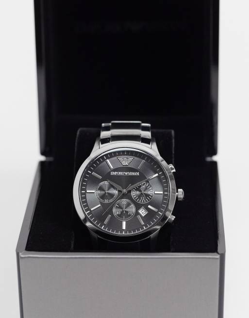 Emporio Armani Silver Bracelet Watch Ar2434 Asos