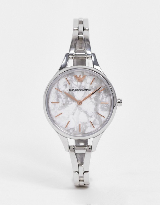 Emporio armani silver watch