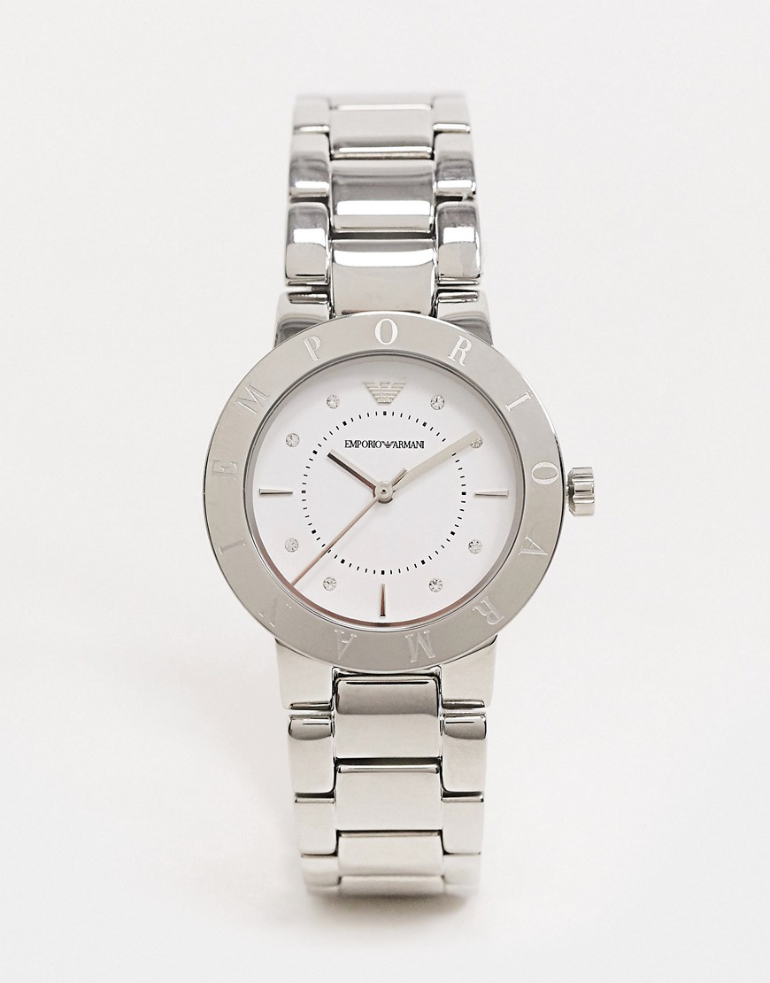 Emporio Armani – Silverfärgad armbandsklocka AR11250