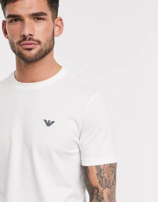 emporio armani chest logo t shirt