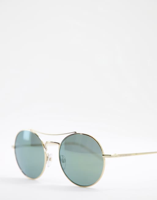 Emporio Armani - Solbriller med runde glas, 4 af 4