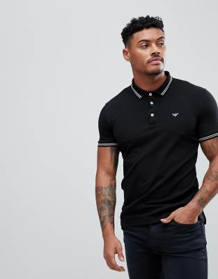 armani polo black