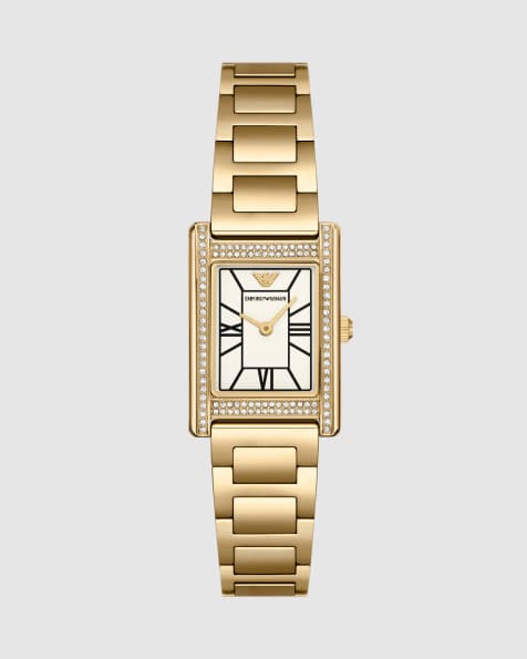 Emporio Armani Women's two-hand gold-tone stainless steel watch, ar11797 in gold - view 1