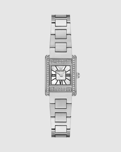 Emporio Armani Women's two-hand stainless steel watch, ar11794 in silver - view 1
