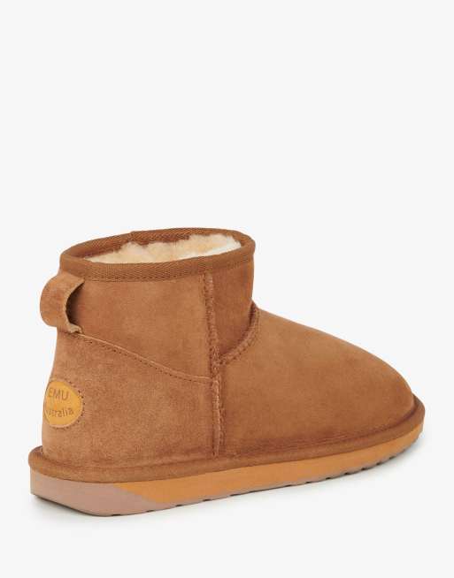Emu Stinger micro  sheepskin boot in chestnut, 7 of 7