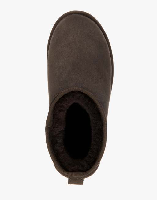 Emu Stinger micro  sheepskin boot in chocolate, 7 of 7