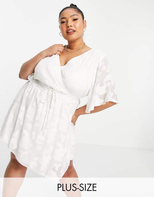 Asos robe blanche courte hot sale