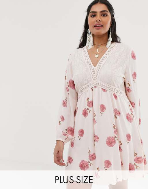 En creme swing dress hot sale