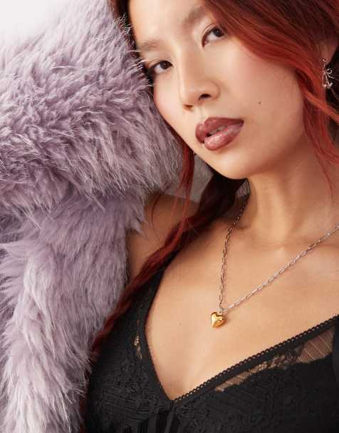 En Route Maki gold heart pendant necklace - view 1