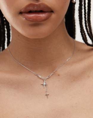 En Route En Route melissa chain necklace with star pendant in sterling silver